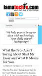 Mobile Screenshot of iamatechie.com